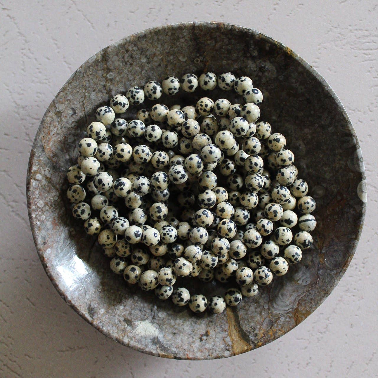 Dalmatian Jasper - Crystal Bracelet