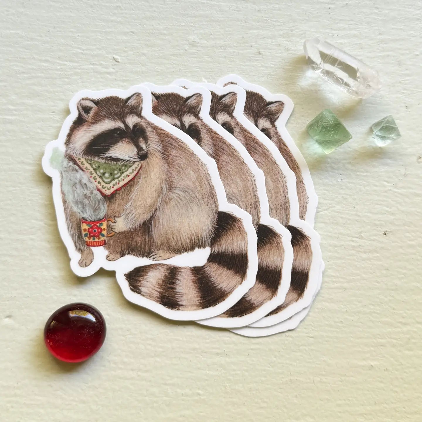 Rocky Raccoon Sticker