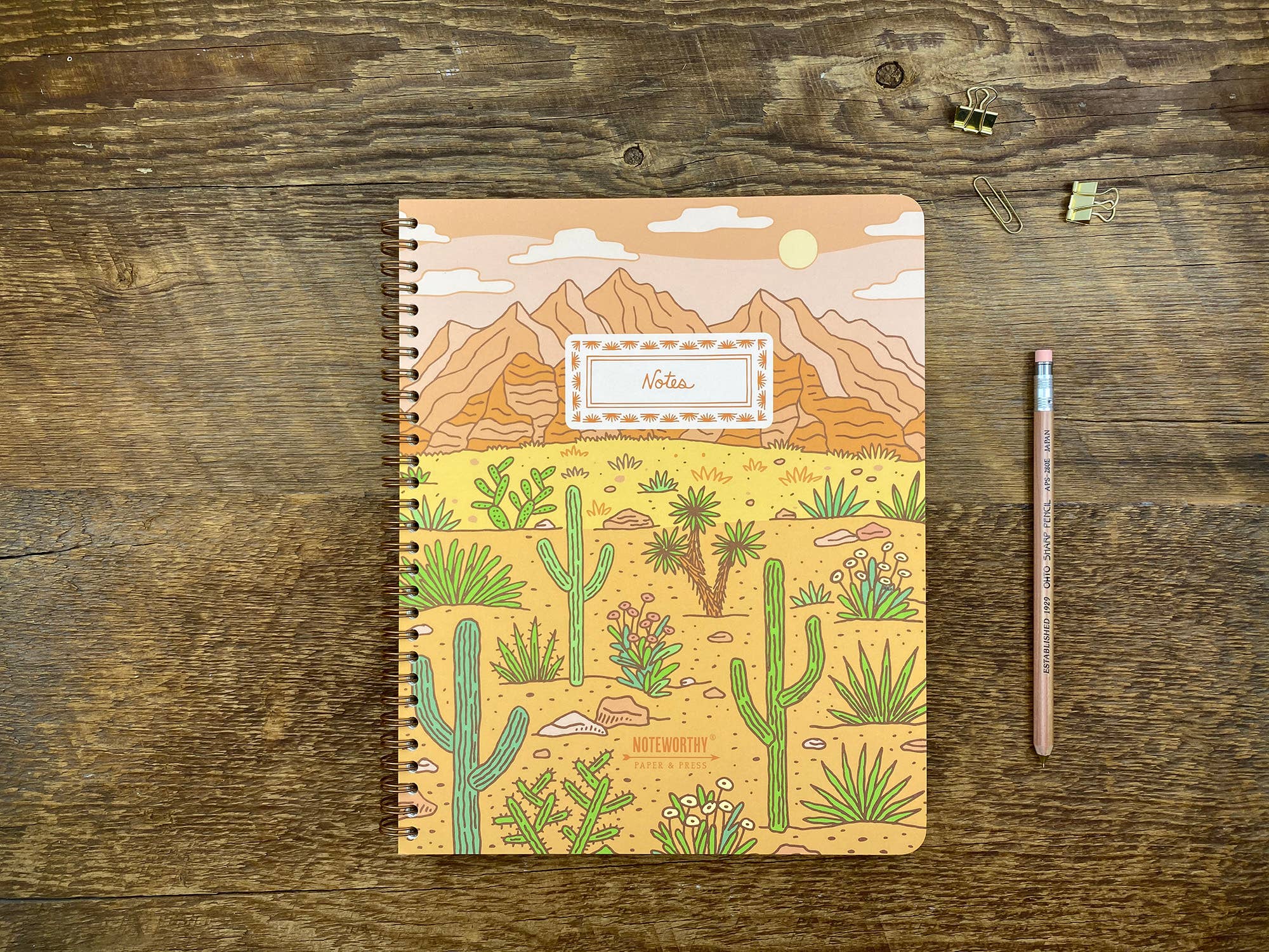 Desert Spiral Notebook