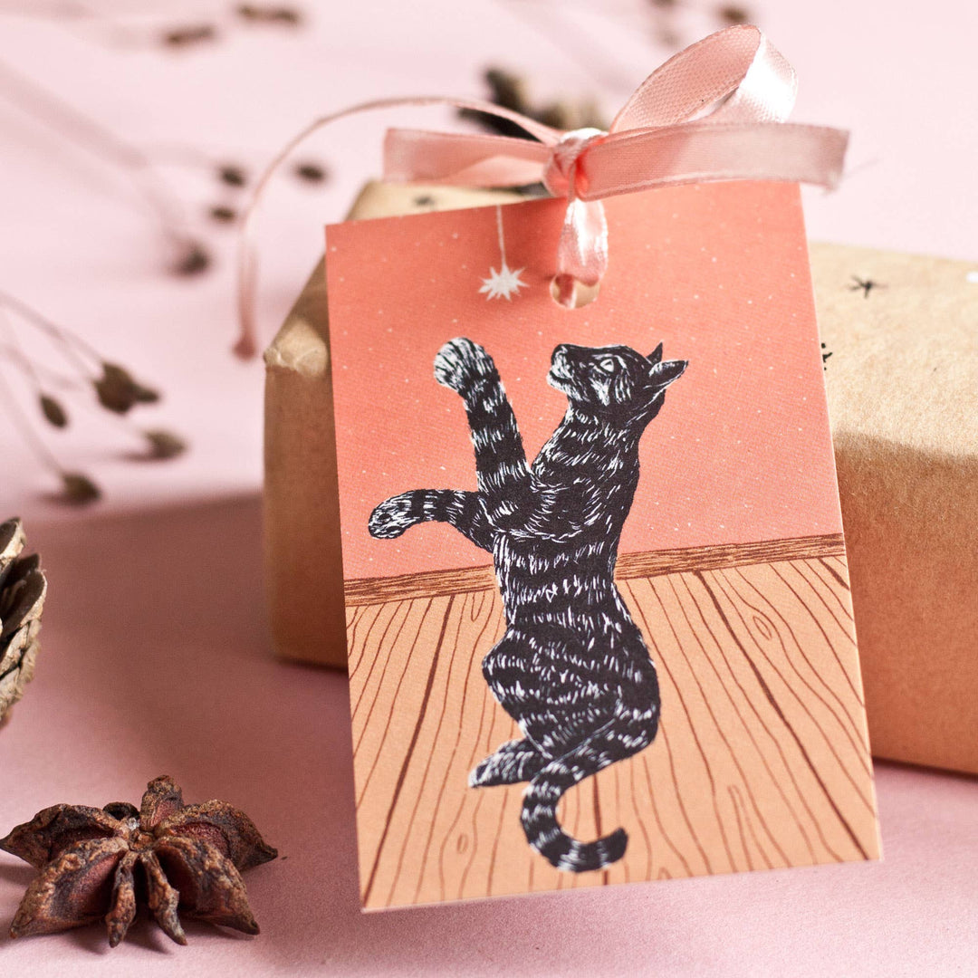 Gift Tag Set - Cats for Christmas