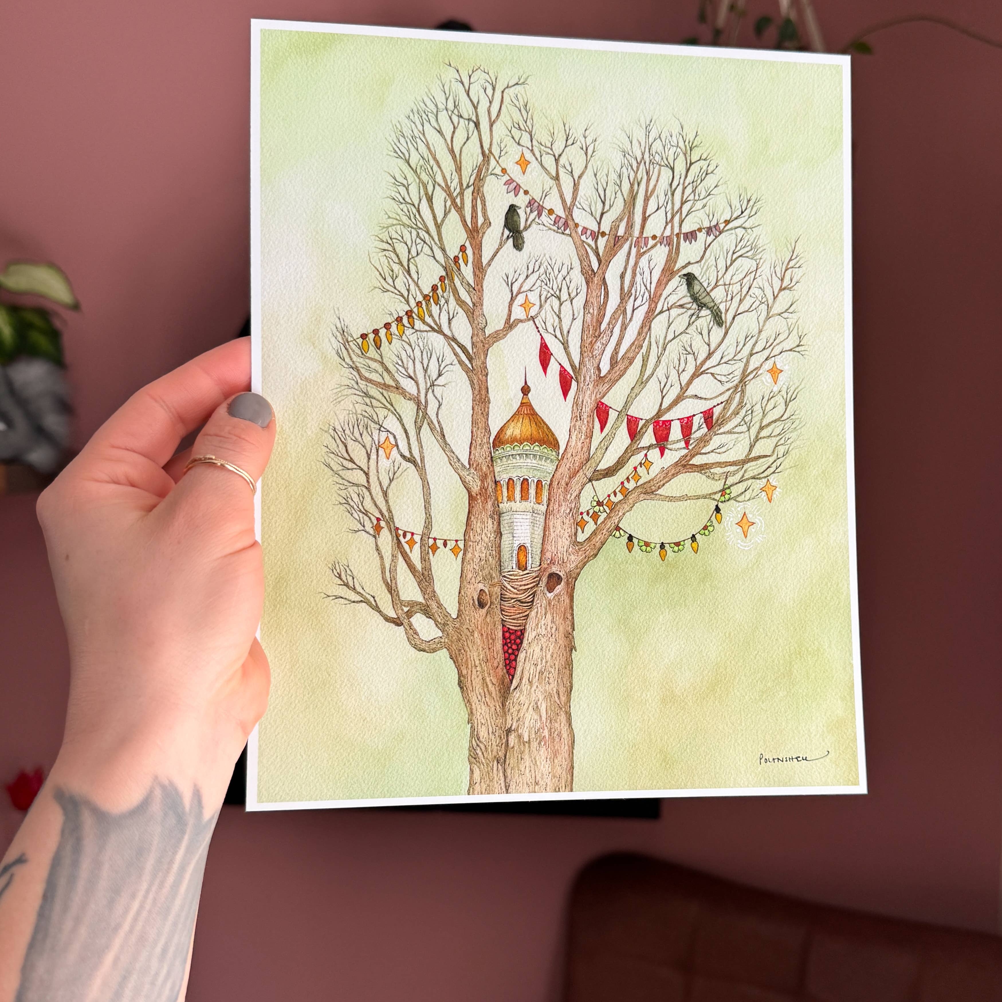Branch Dwellers: The Crows Print - 8" x 10"