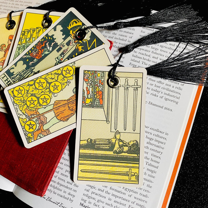 Mystery Bookmark - Real Tarot Card