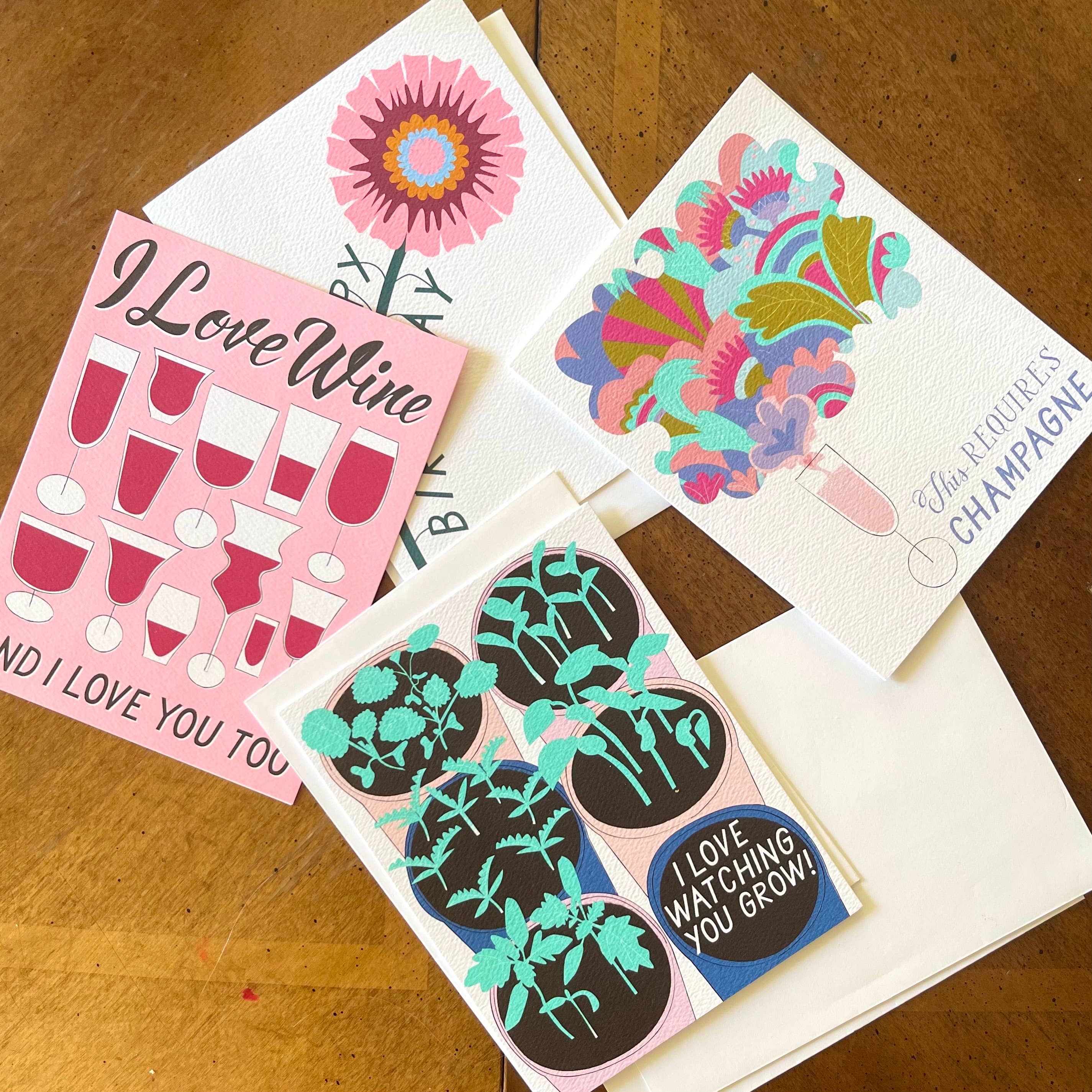 Watching You Grow Seedlings Card