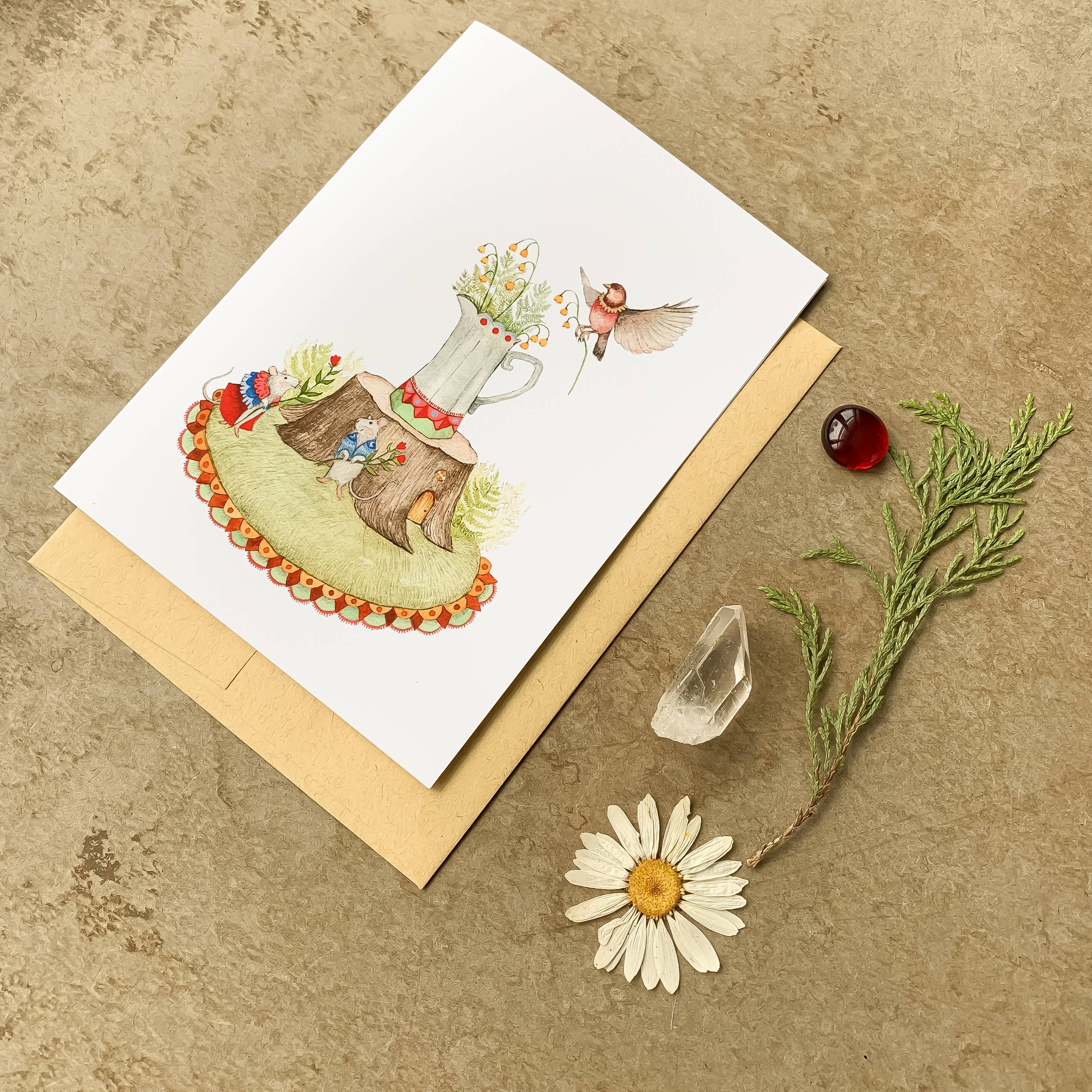The Florists' Woodland Garden Card