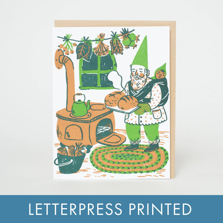 Baking Gnome Card