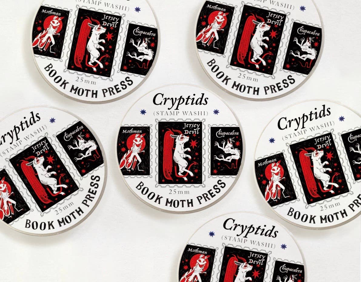 Cryptid Stamp Washi Tape