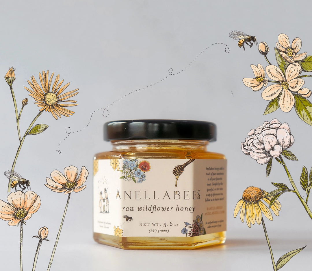 Raw Wildflower Honey Jar