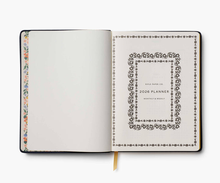 2026 Wildwood 12-Month Embroidered Book-Bound Planner