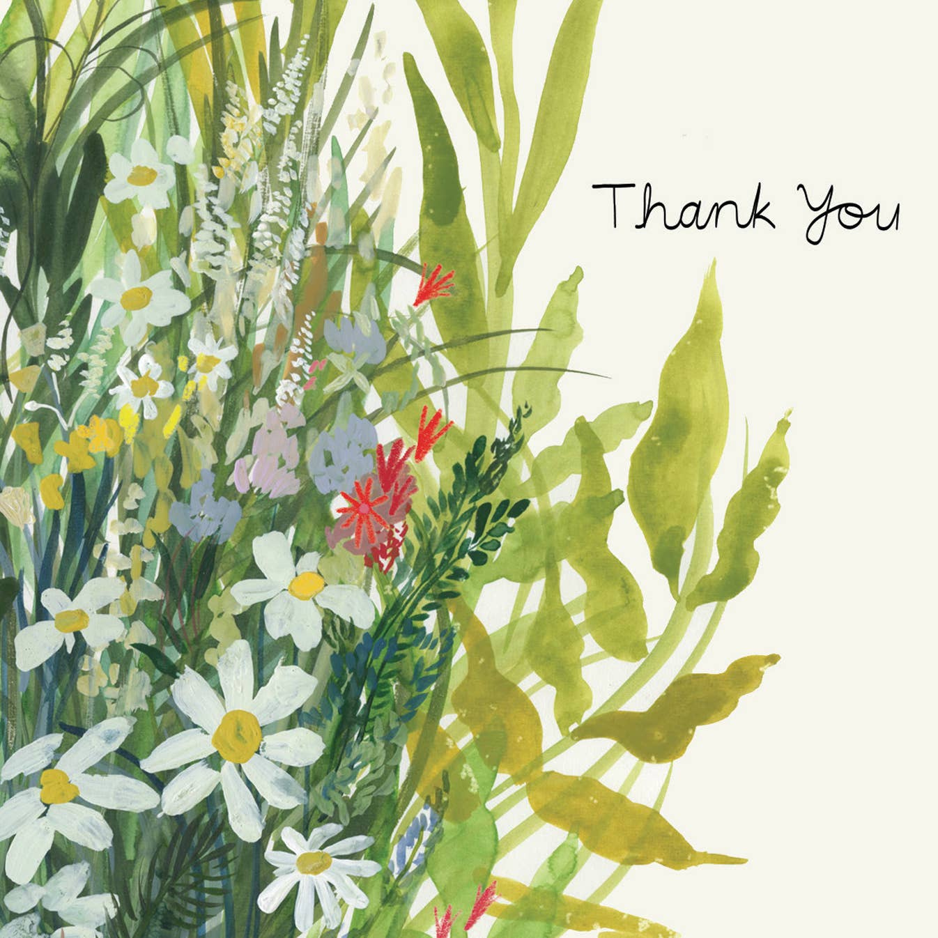 Thank You Wildflowers Card