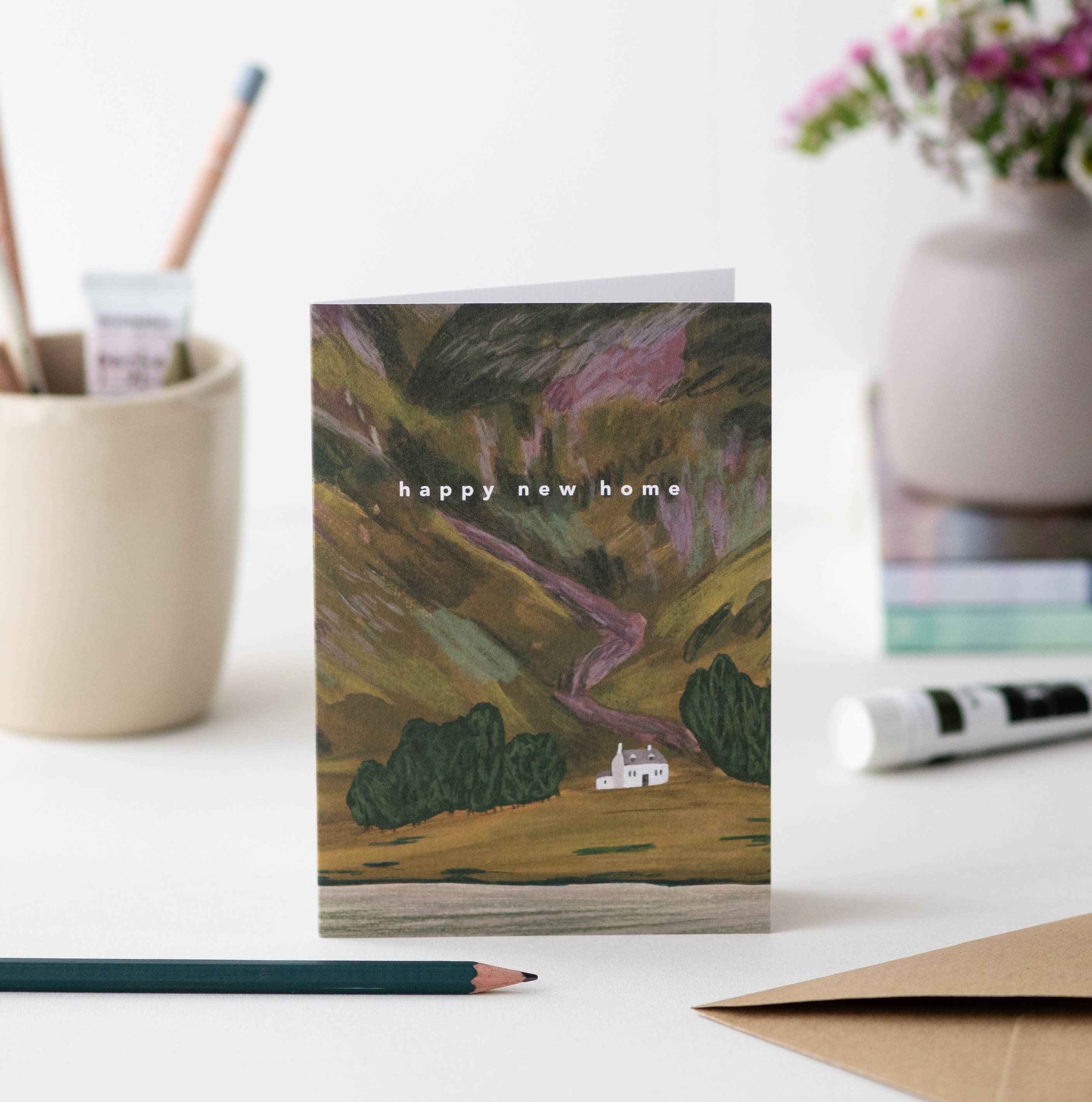 Glencoe Scotland New Home Mountain Card