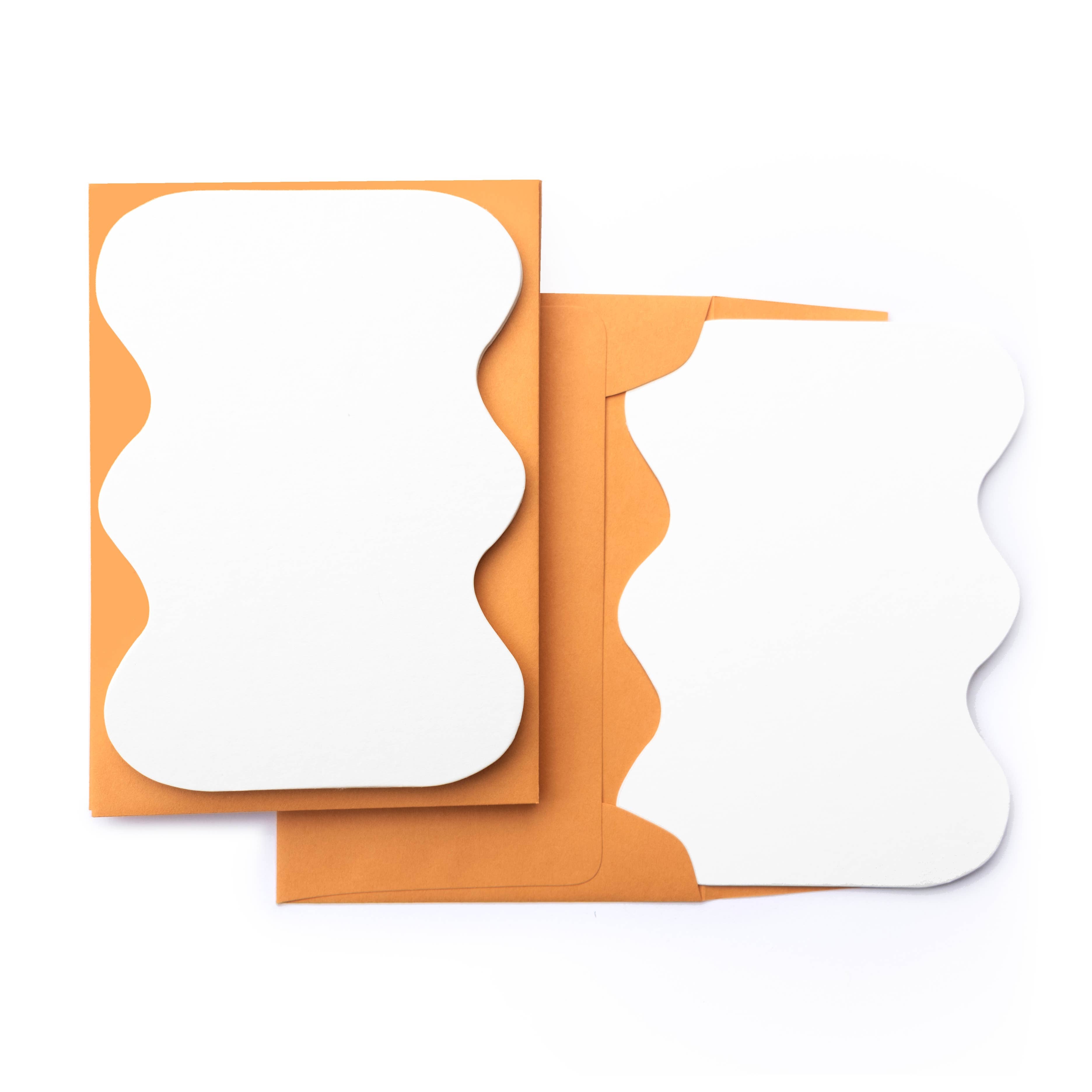 Wavy - Set of 8 Die Cut Note Cards