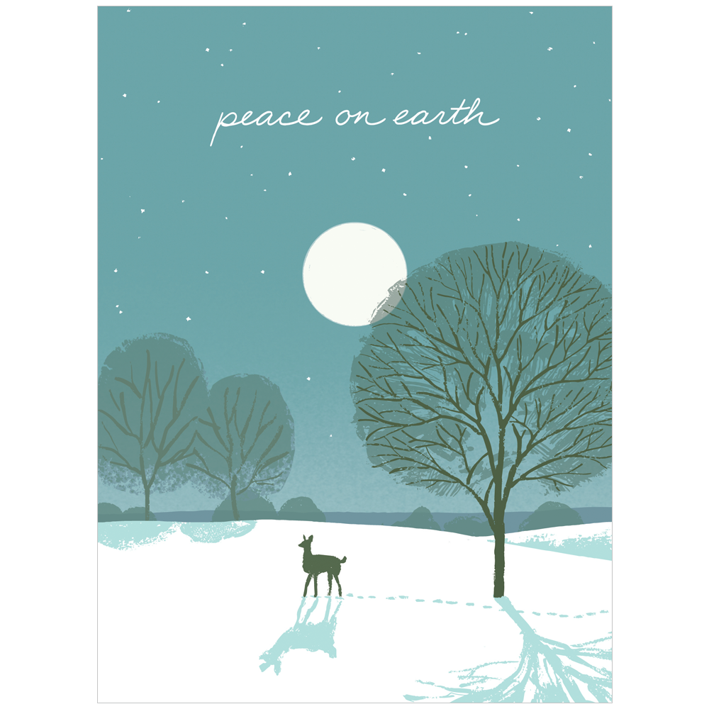 Peace on Earth Full Moon Card