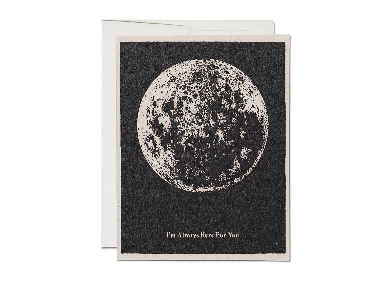 Here for You Moon Sympathy Card