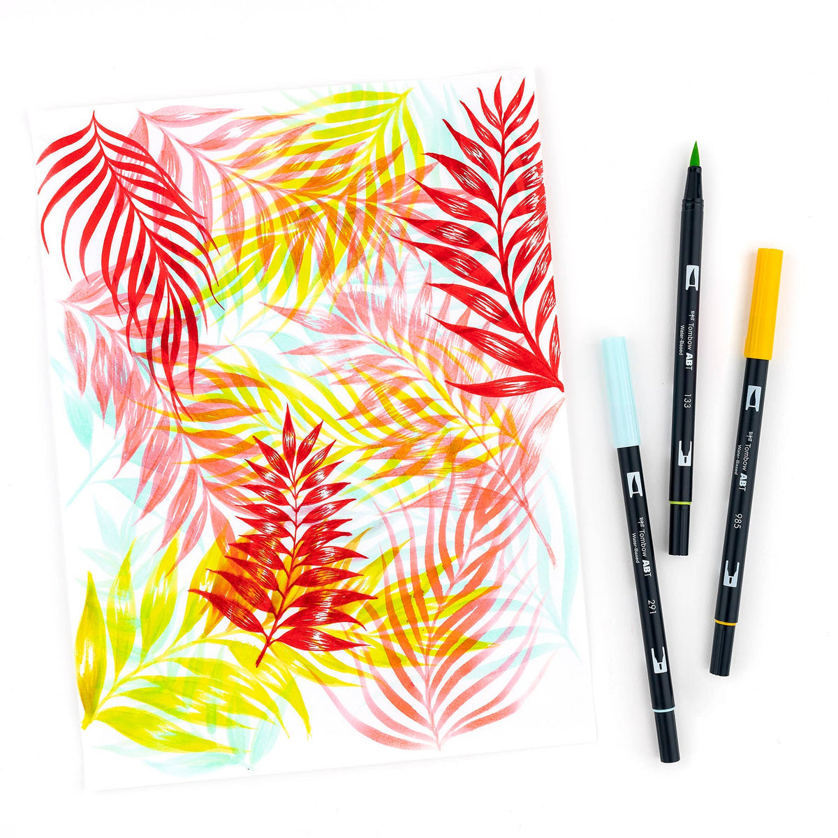 Tombow Dual Brush Pens - Tropical 10 Pack