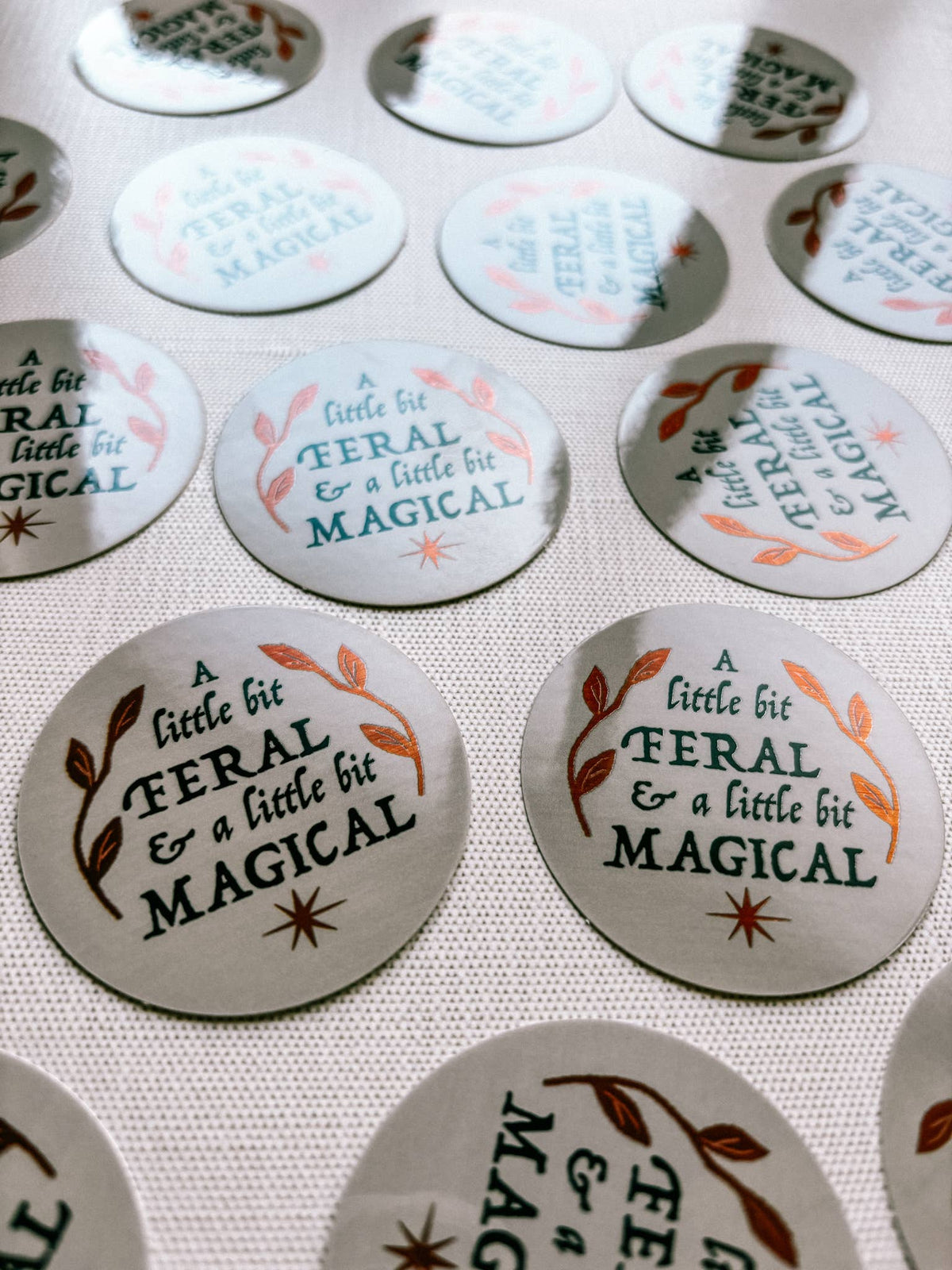 A Little Bit Feral Sticker