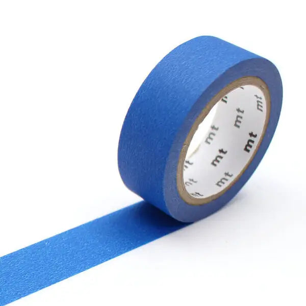 Matte Cerulean Blue Washi Tape