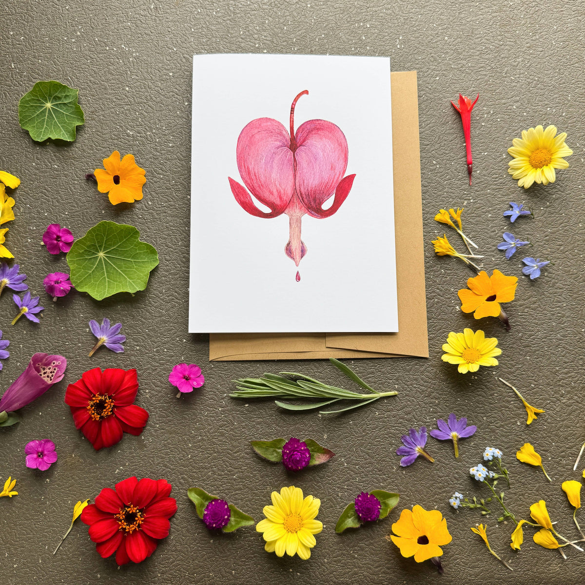 Bleeding Heart Card