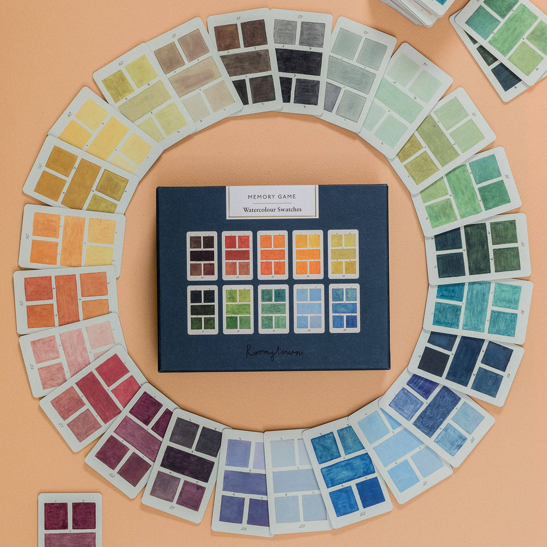 Watercolor Swatches Memory Game