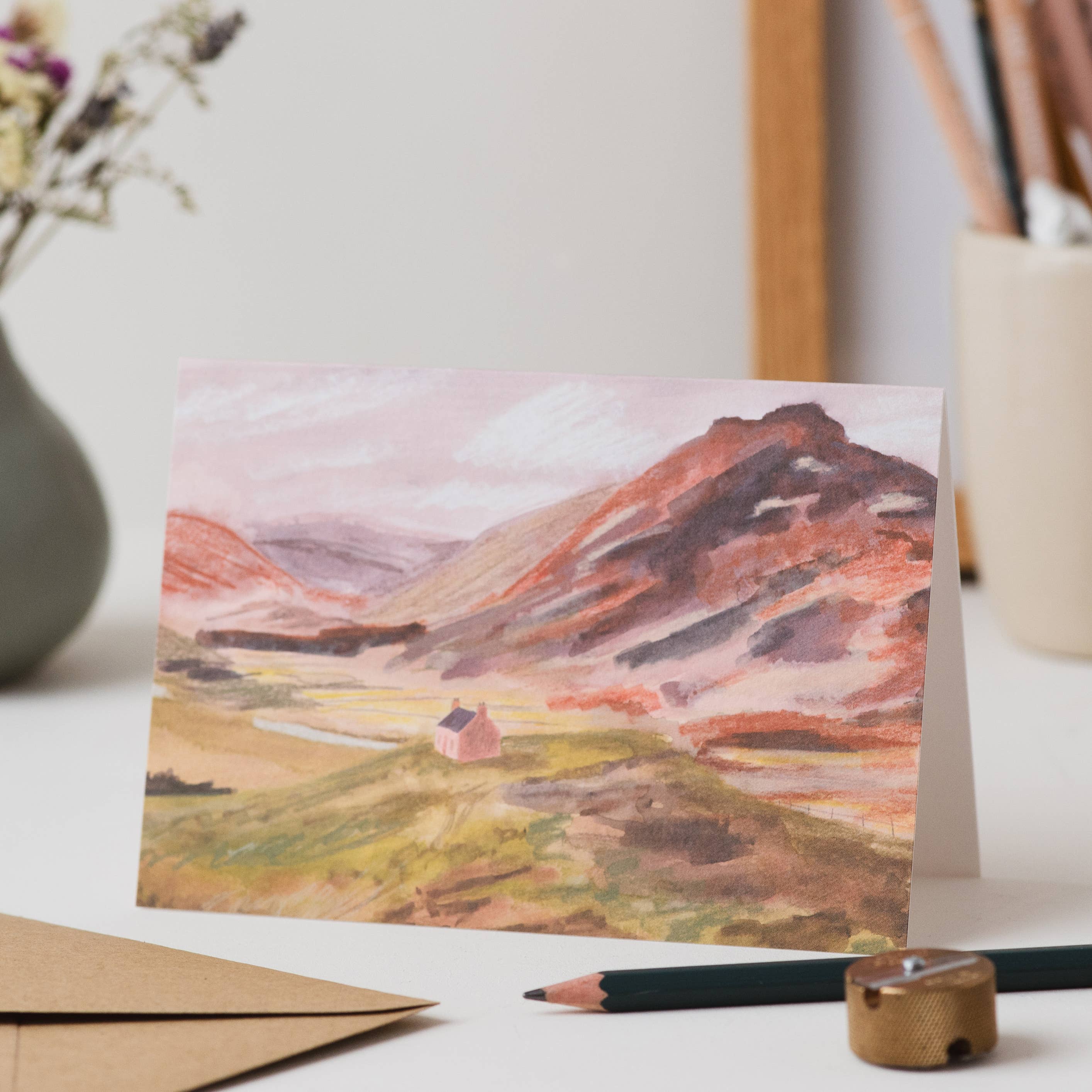Braemar Scotland Landscape Card