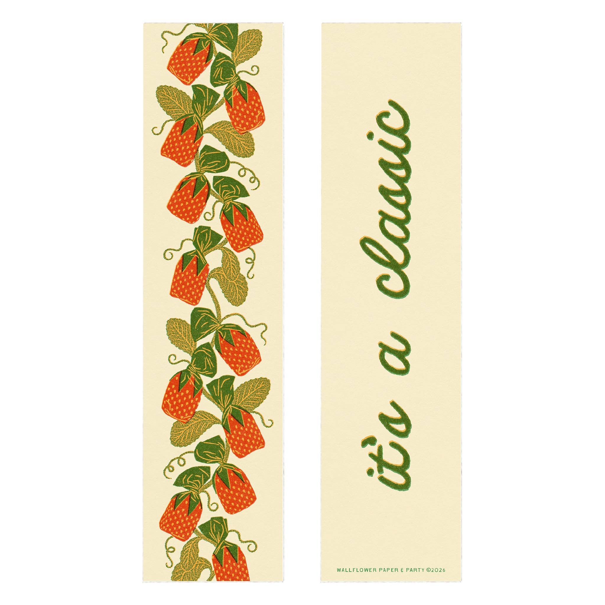 Classic Strawberry Candy Bookmark
