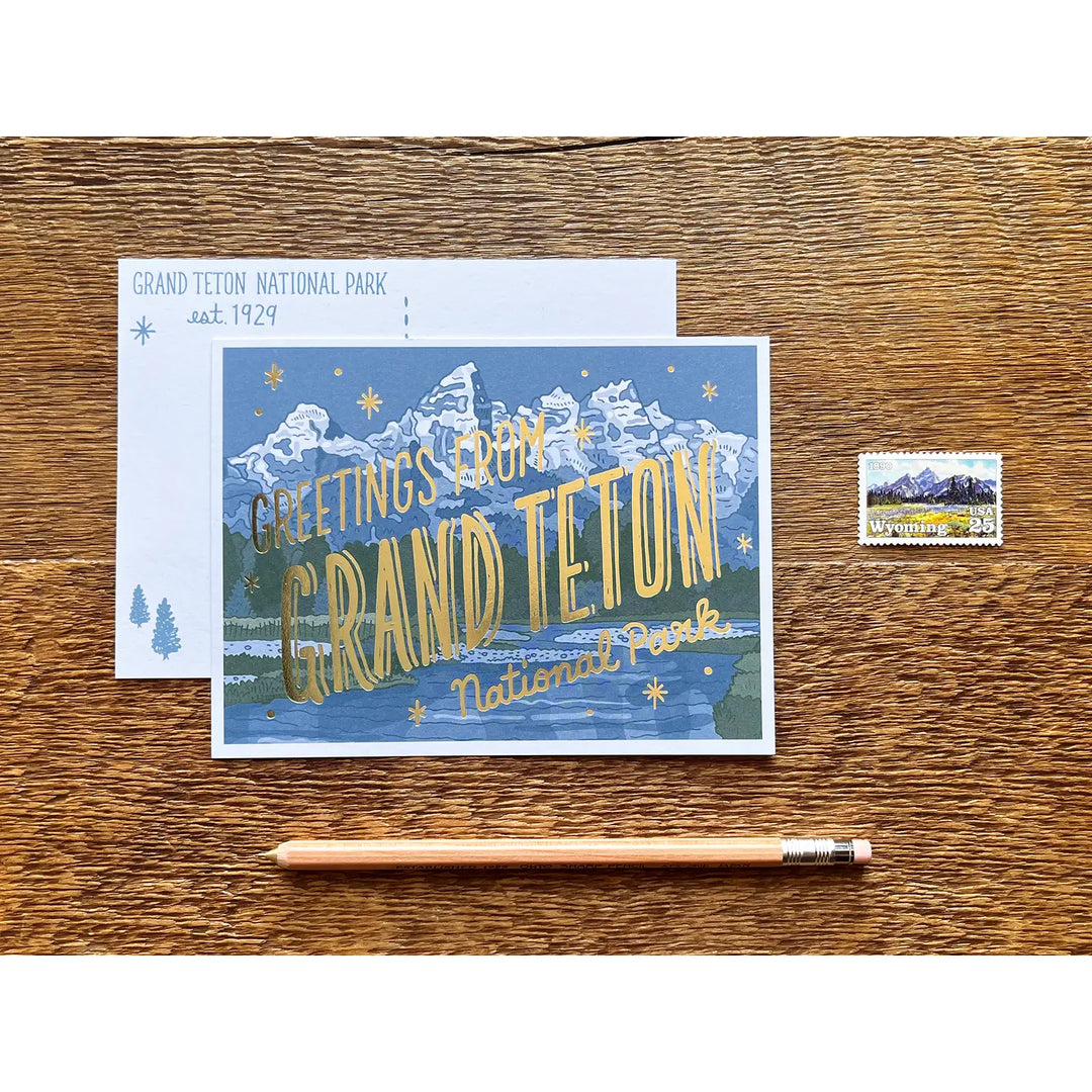 National Parks Foiled Postcards - 15 Parks