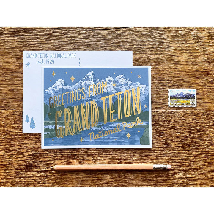 National Parks Foiled Postcards - 15 Parks