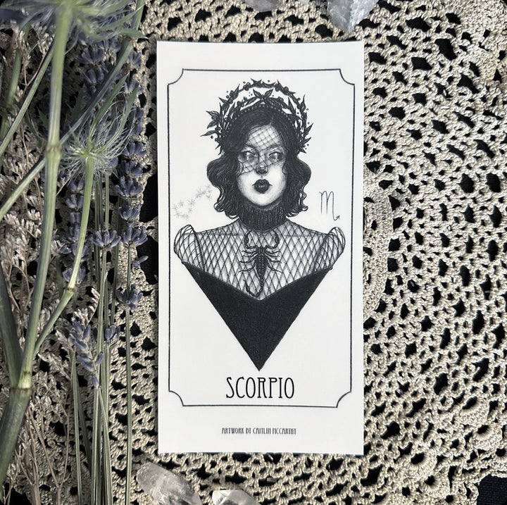 Scorpio Devotional Candle Sticker