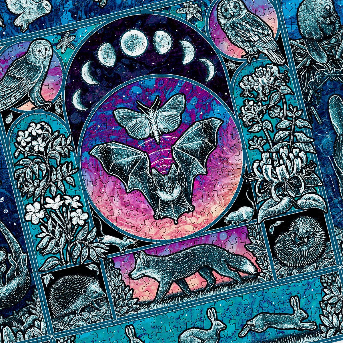 Nocturnal Glow-in-the-Dark 1000 Piece Puzzle