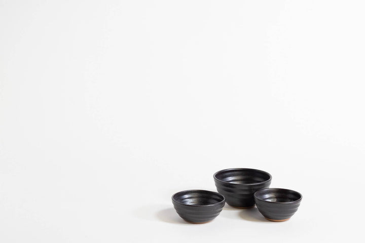 Artist Choice Little Ceramic Bowls - Black