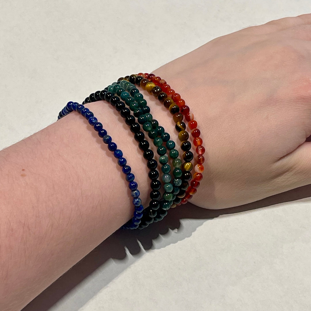 4mm Crystal Bracelets - Select your Stone
