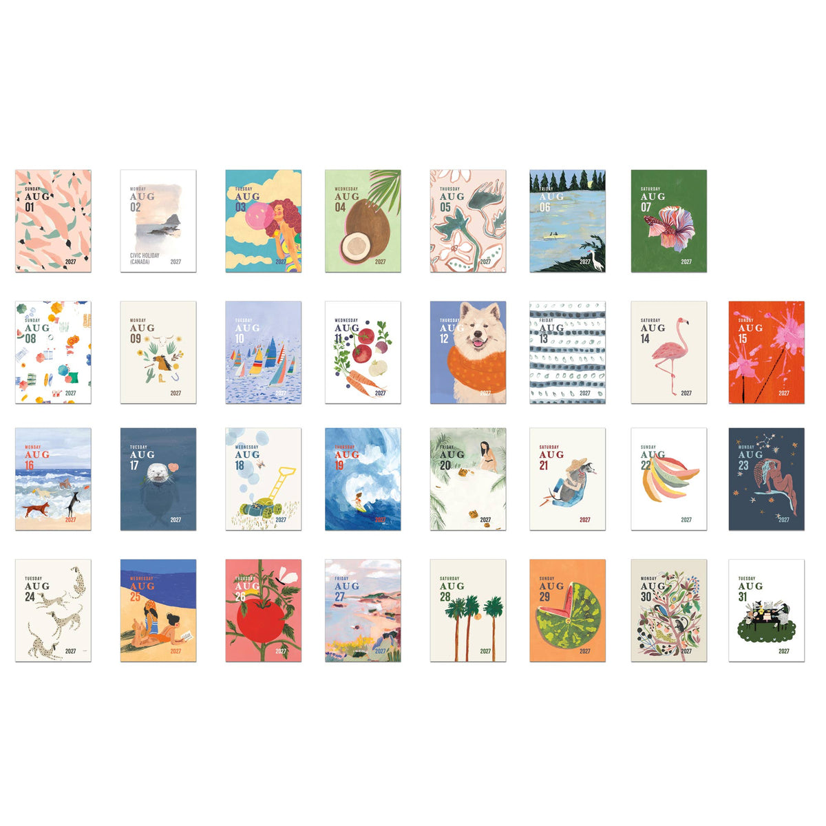 2027 MINI Daily Tear-off Calendar