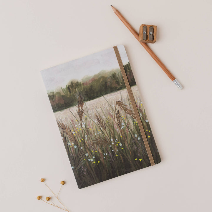 Autumn Meadow Yorkshire Lined Notebook