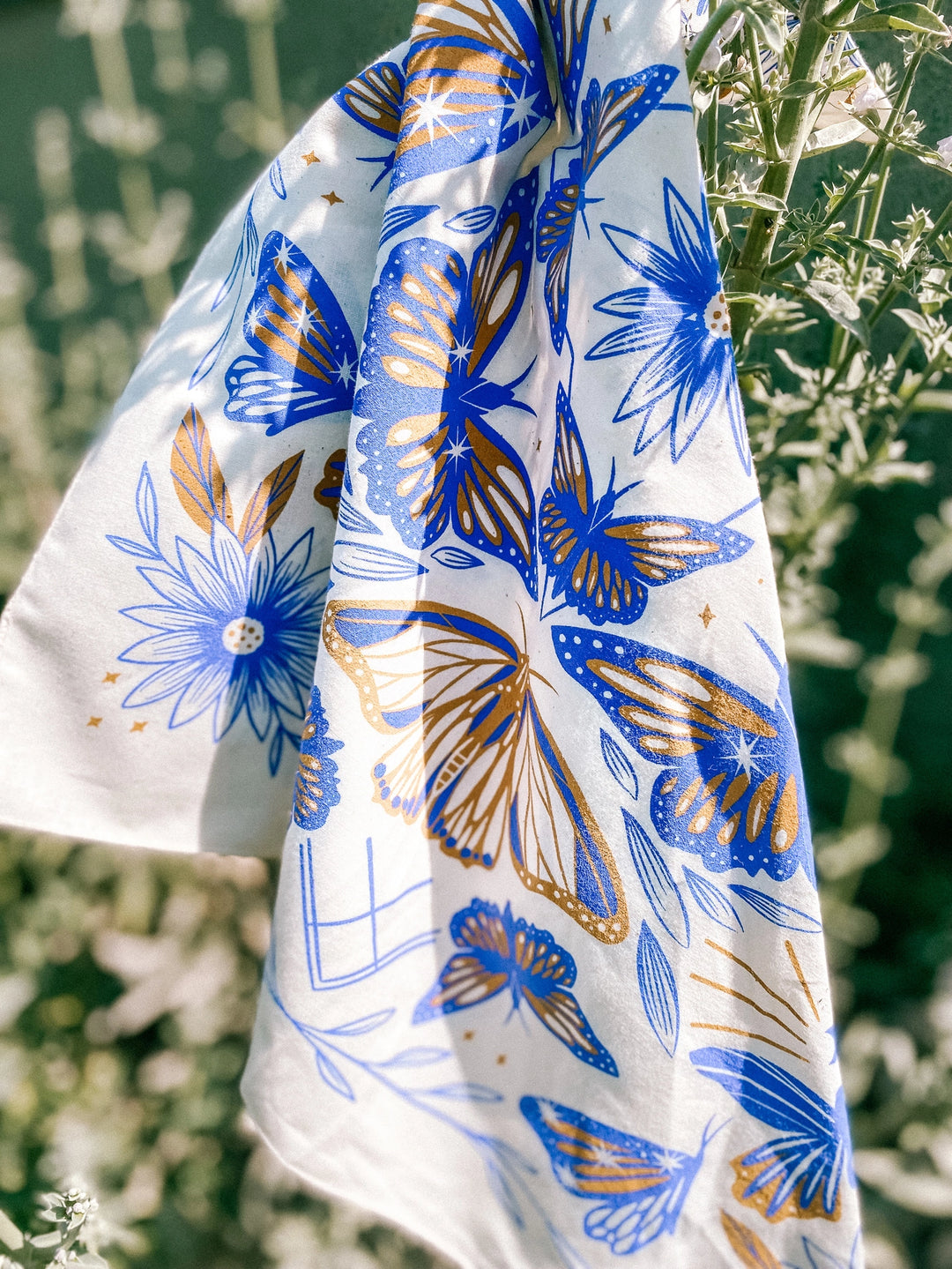 Golden Hour Butterfly Altar Bandana