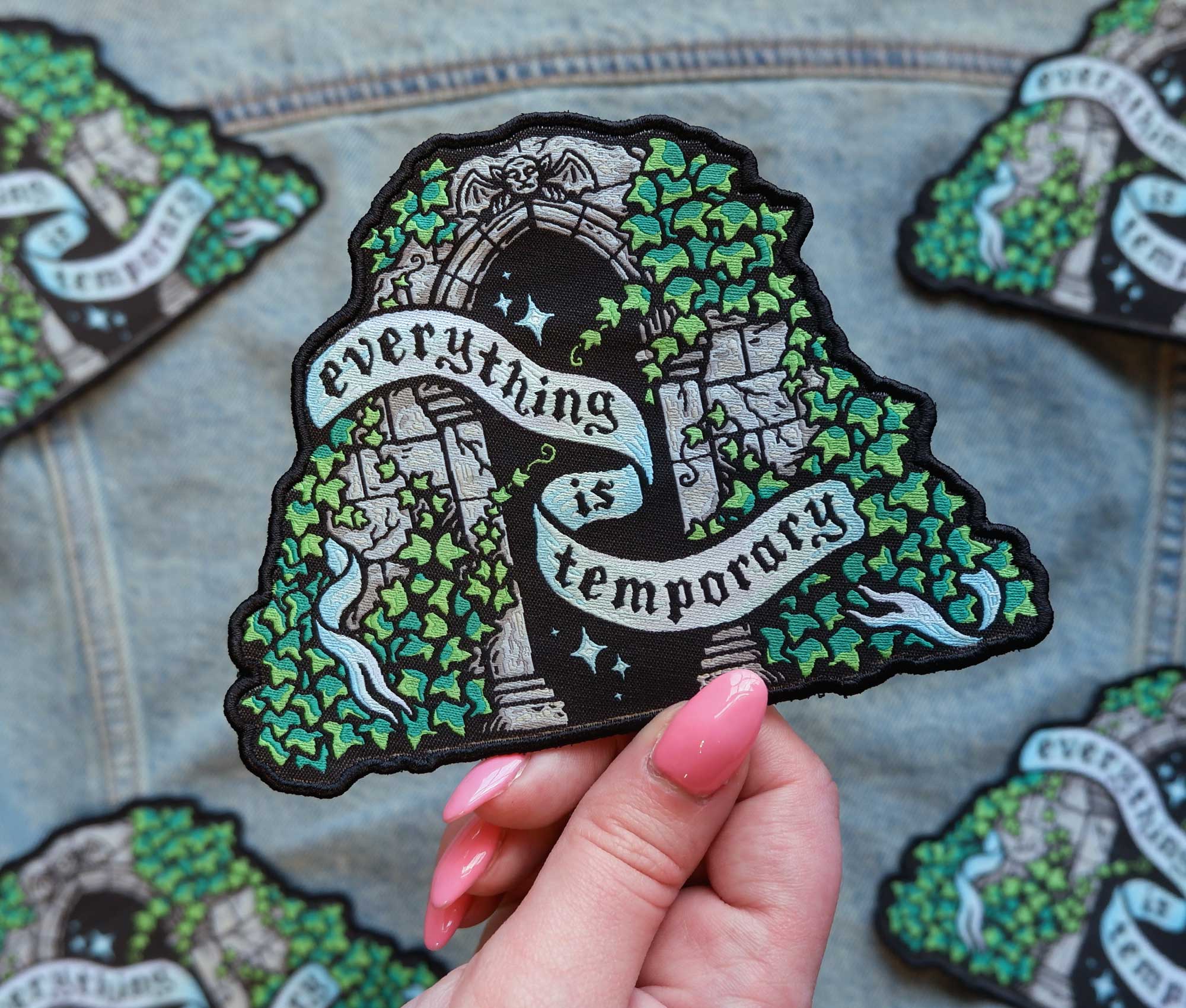 Everything is Temporary Woven Patch