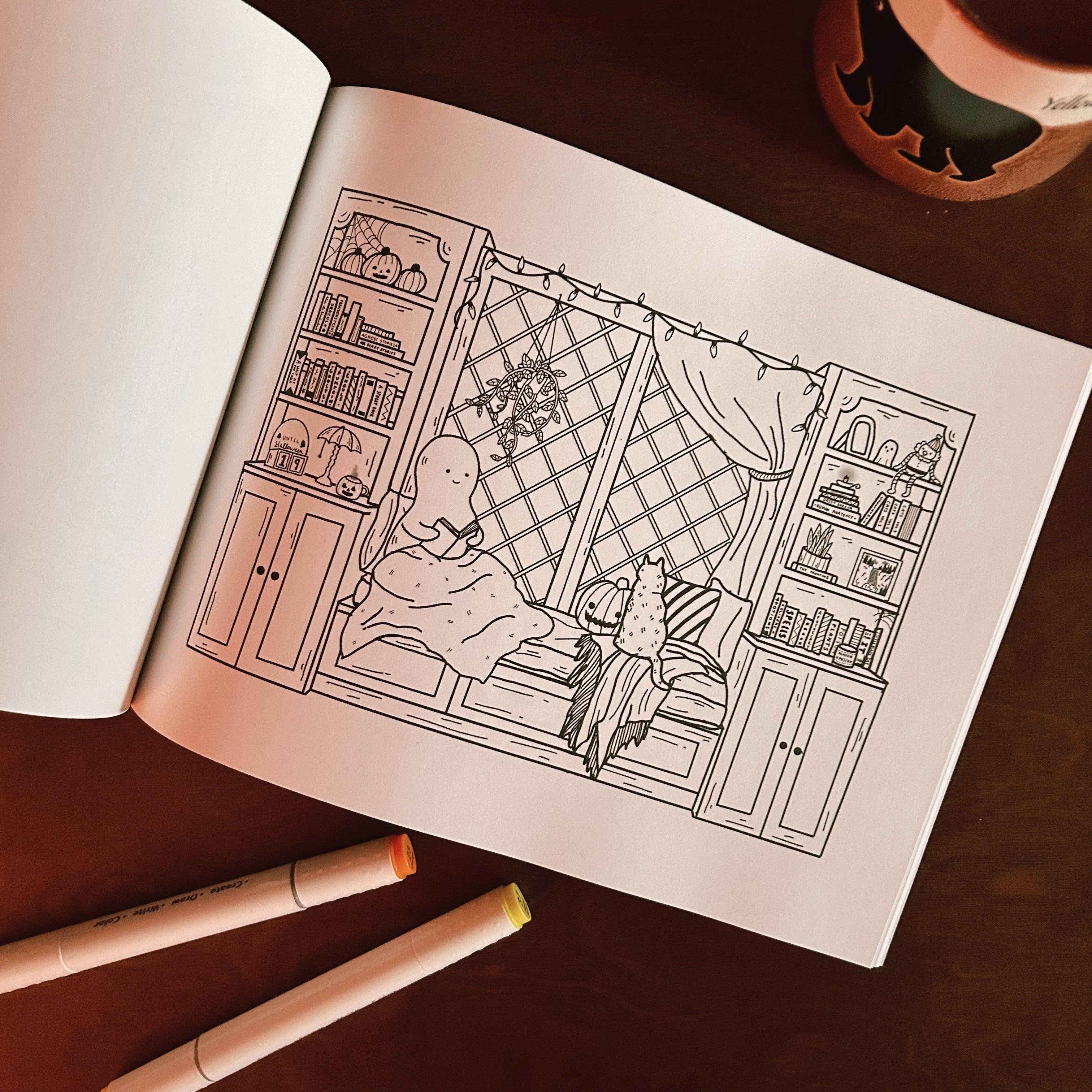 Little Spooky Studio Coloring Book