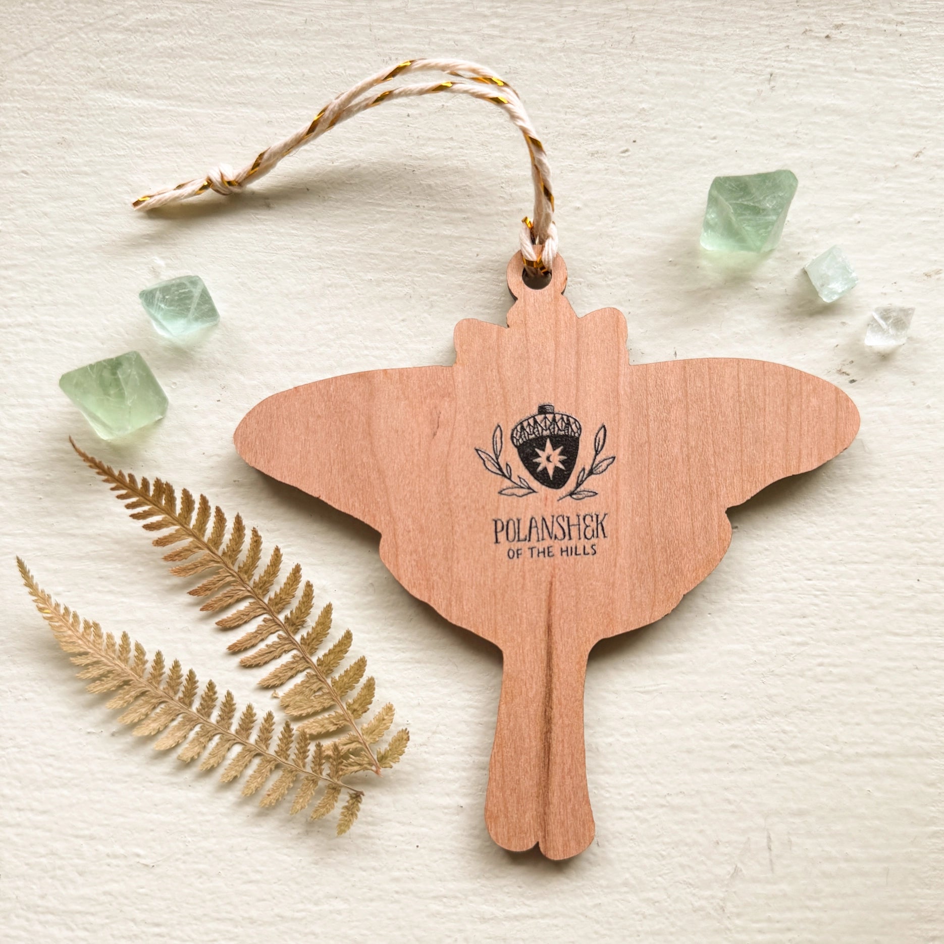 Astral Luna Moth Ornament