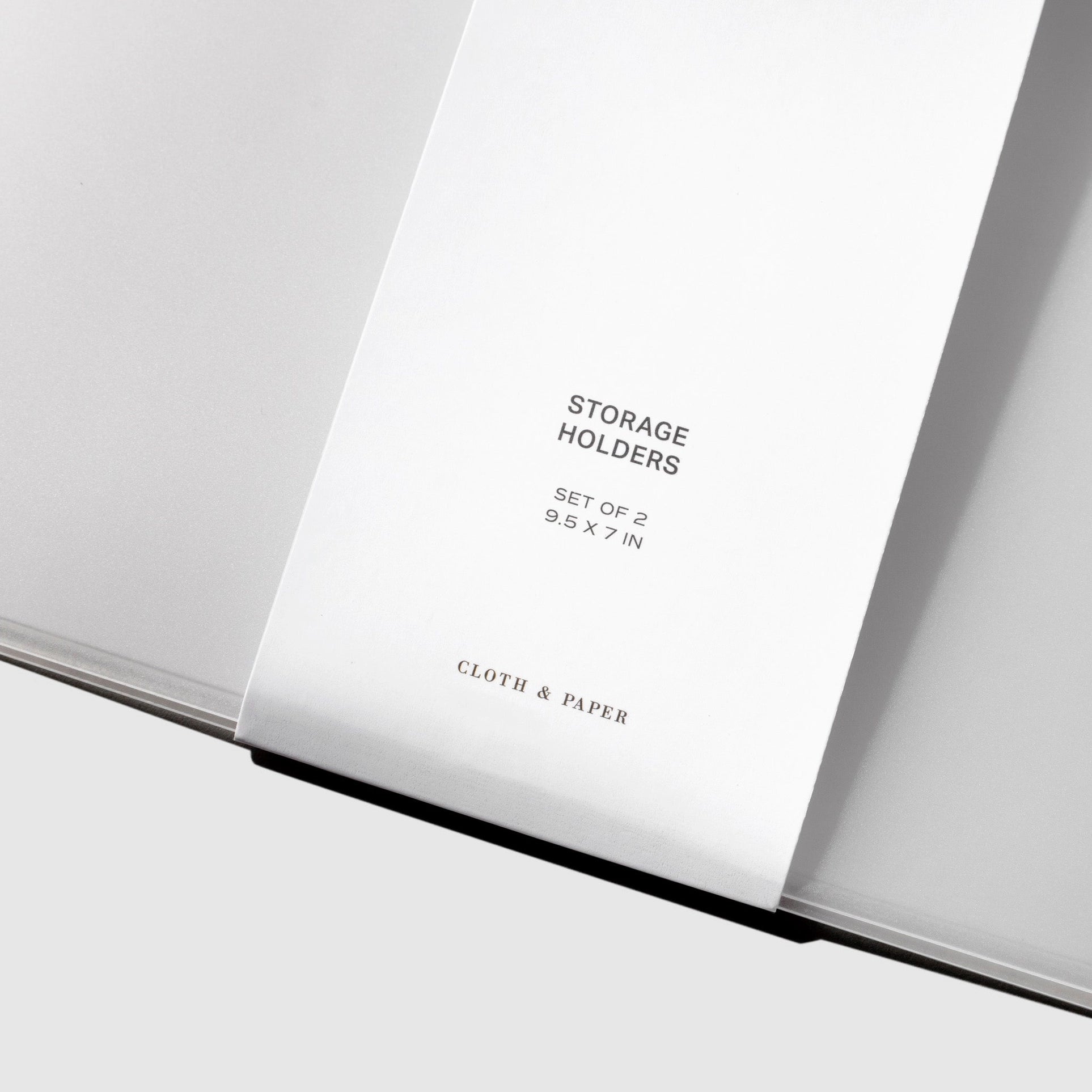 Cloth & Paper - Vinyl Storage Holder Pouch Set