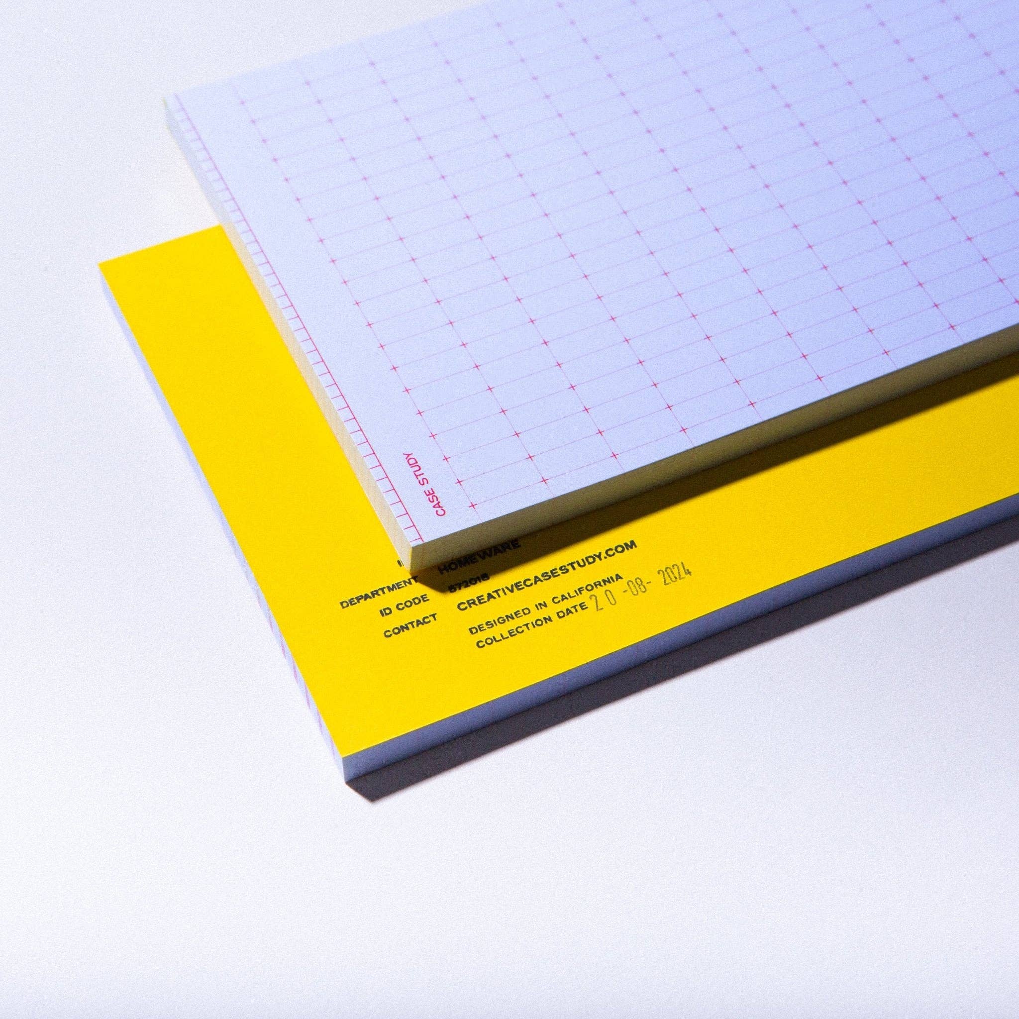 Utilitarian Cross Geo Grid Notepad