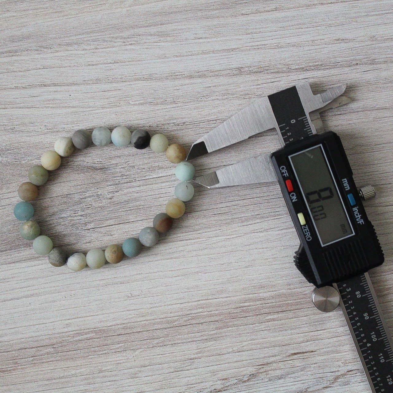 Amazonite (Matte) - Crystal Bracelet