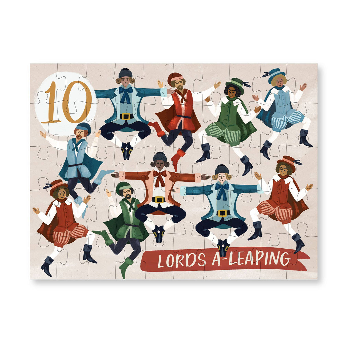 12 Days of Christmas Mini Puzzle Set of 12