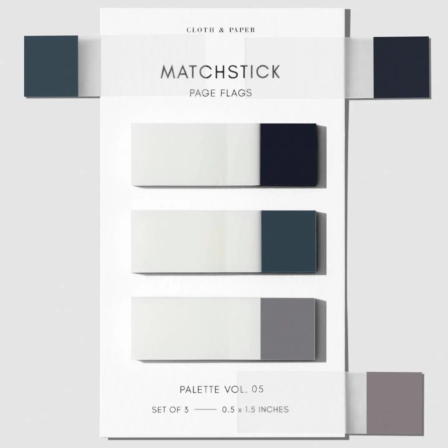 Matchstick Page Flags - 7 Styles