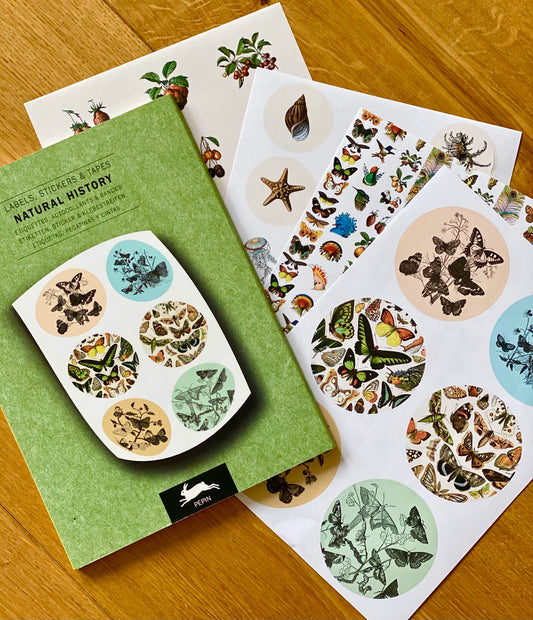 Natural History Sticker & Tape Book