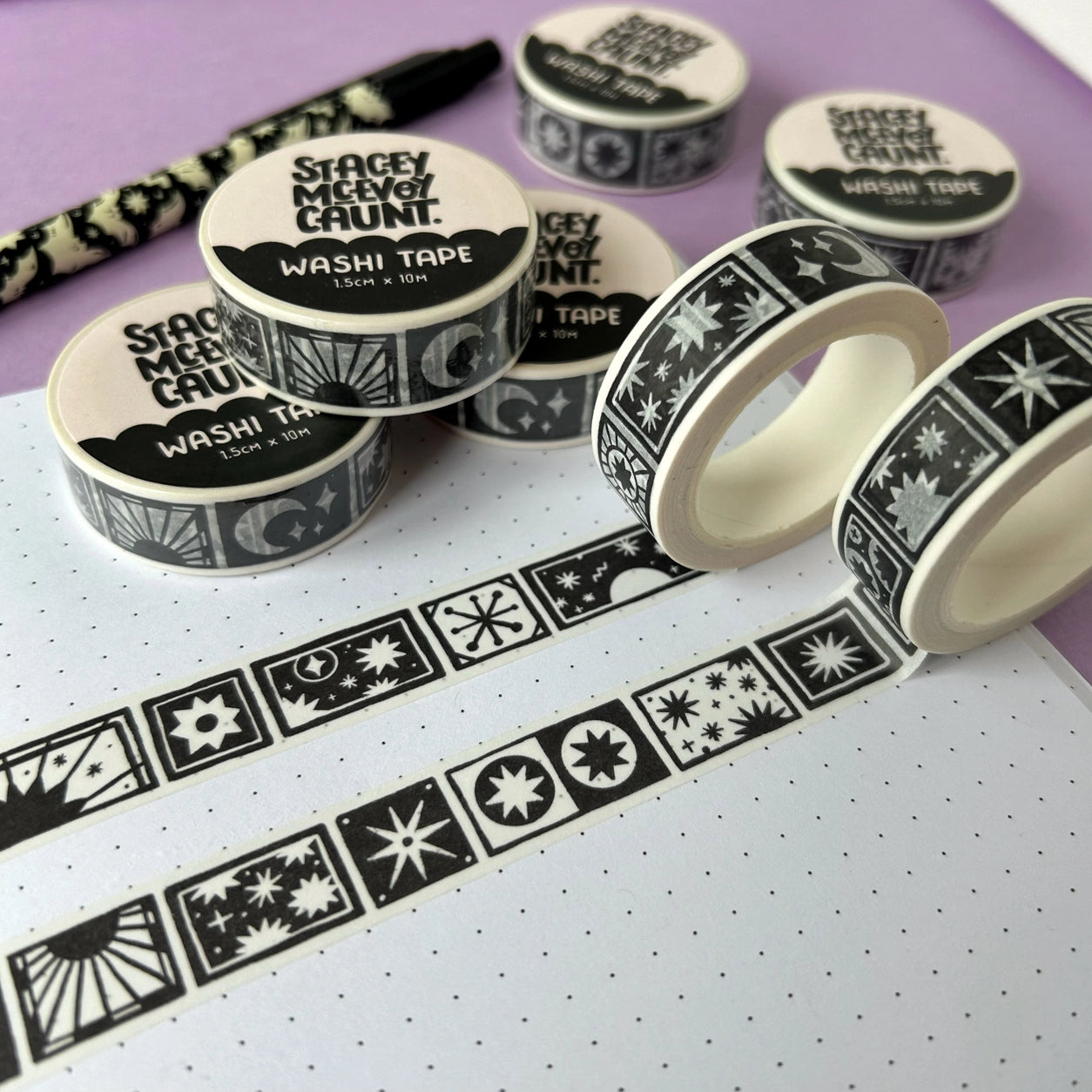 Moon and Stars Washi Tape