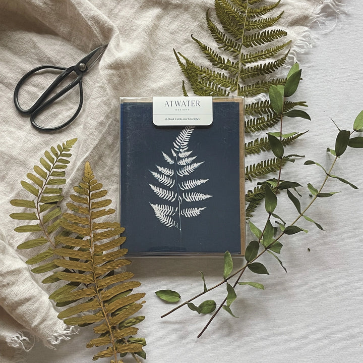 Ferns - Botanical Cyanotype Cards Boxed Set