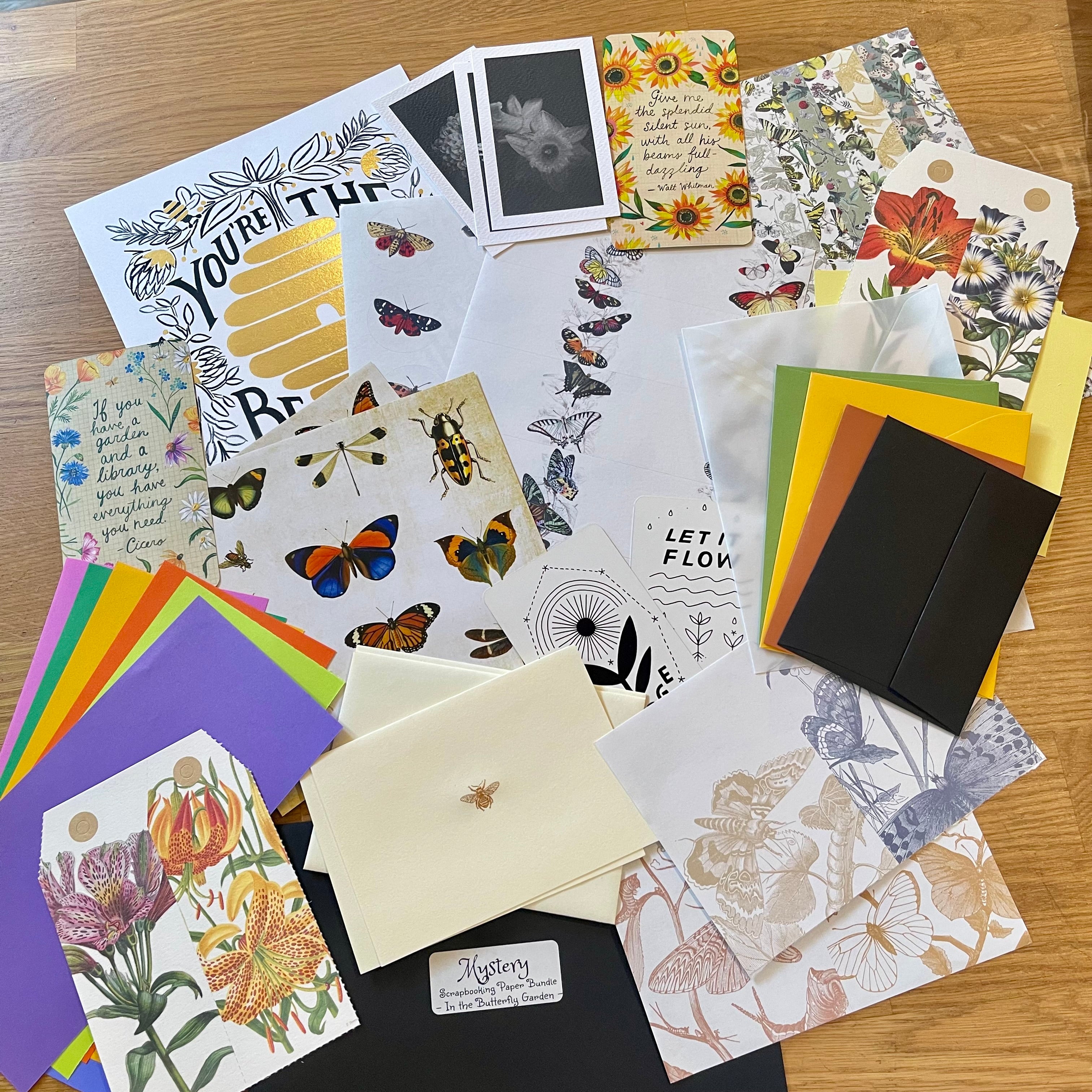 Mystery Scrapbooking Paper Bundles - Assorted
