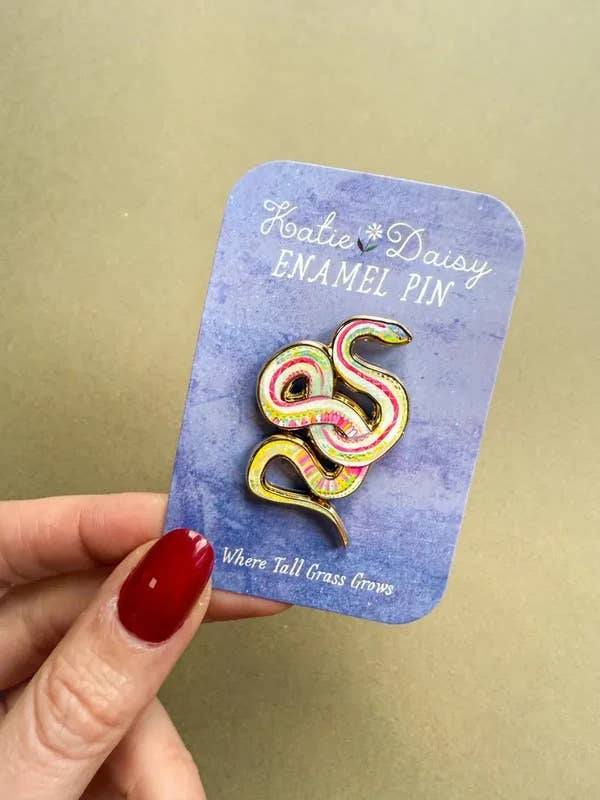 Garden Protector Snake Pin