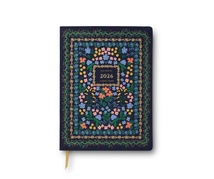 2026 Wildwood 12-Month Embroidered Book-Bound Planner