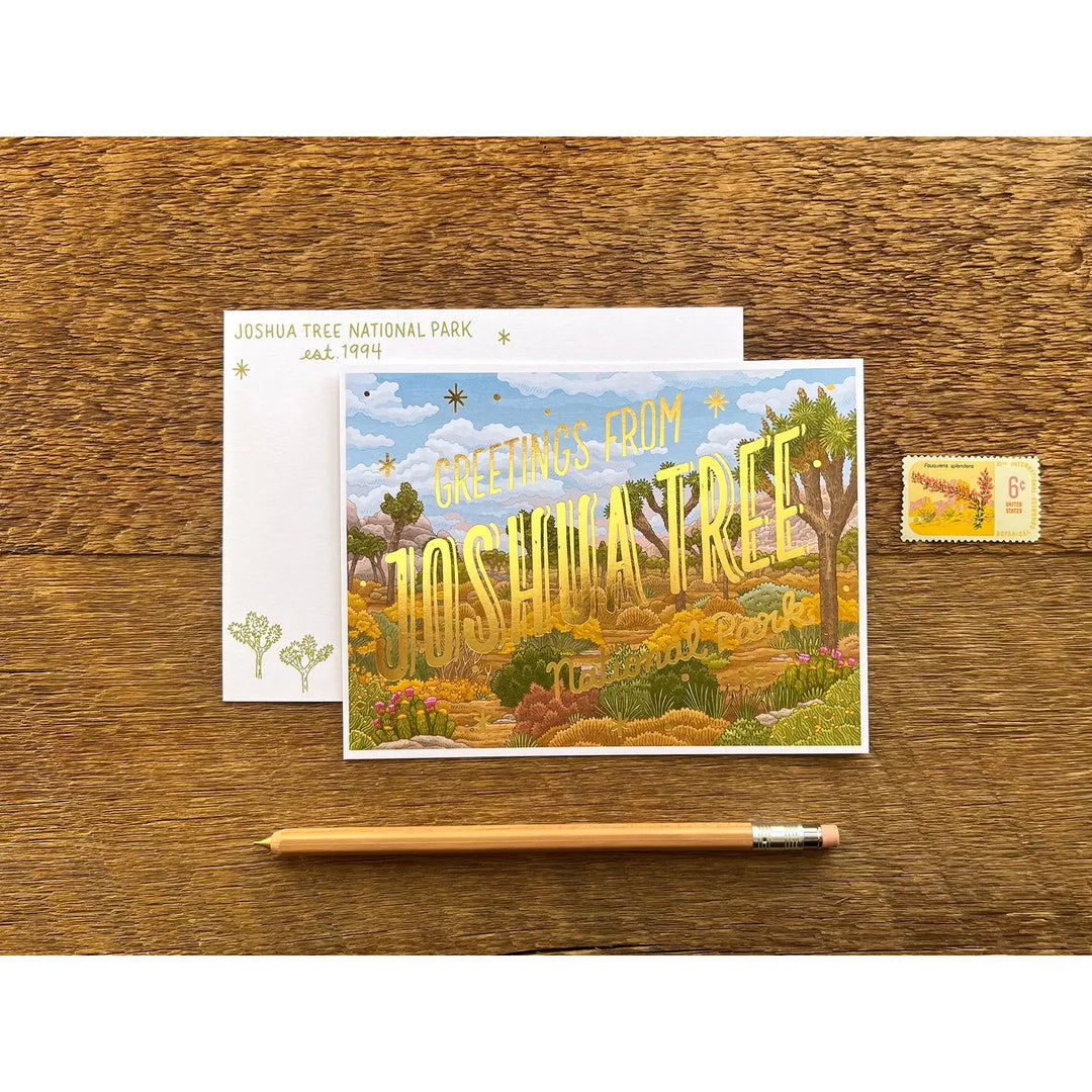 National Parks Foiled Postcards - 15 Parks
