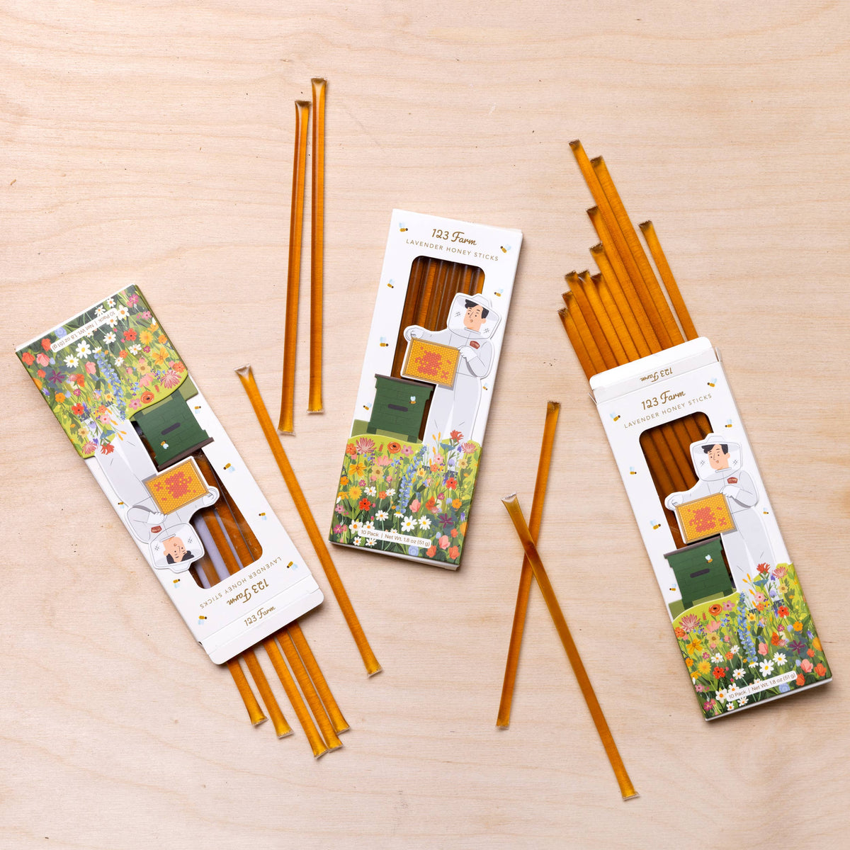 Lavender Honey Sticks – 10 Pack