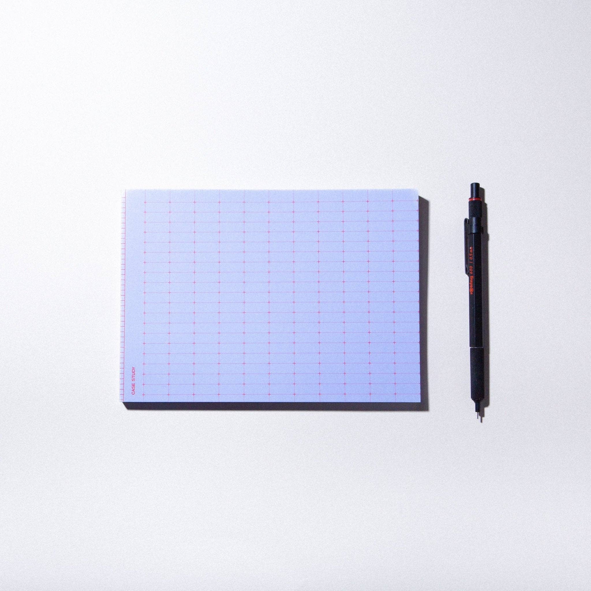 Utilitarian Cross Geo Grid Notepad